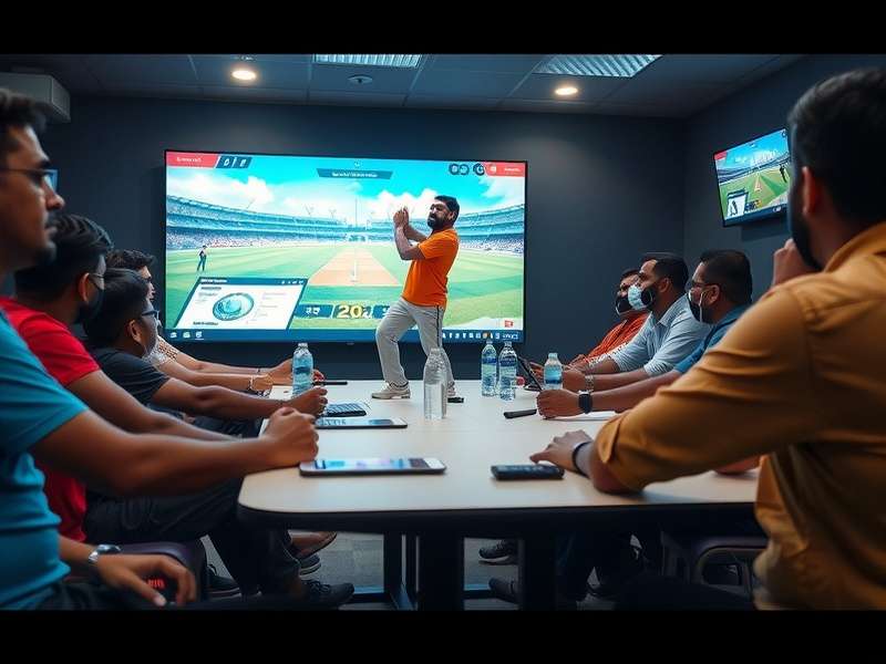 Virtual Cricket Virtuoso Indian Community Meetup Virtual Cricket Virtuoso Indian community meetup in Bangalore with players competing in a tournament